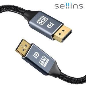 셀인스텍 SELLINS DP8K 디스플레이포트 DP1.4V 케이블 2M