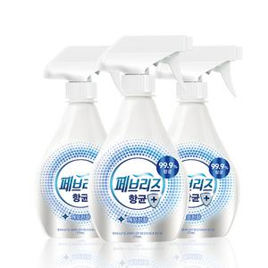 페브리즈 섬유탈취제 항균 플러스 용기 370ml x3개/깨끗한 향
