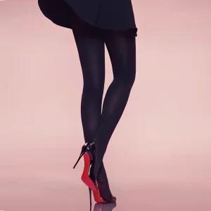 비너스 여성 80D 유발 불투명 타이즈 검정 팬티 스타킹 VST7780
