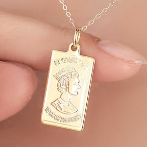 14K 18K 목걸이 45cm 엘리자베스바 여성 패션 핑크골드 금목걸이