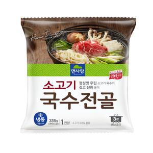 면사랑 냉동팩면 소고기국수전골 1인