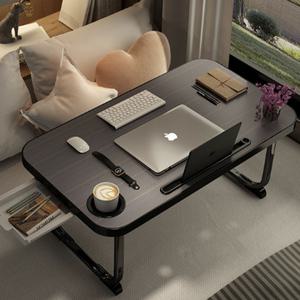 좌식책상 접이식 1인용 이동식 미니 침대위 보조 테이블 원룸 70x40cm