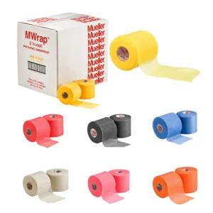 뮬러 엠랩 박스 48롤 7cmx27M 스펀지 테이프 언더랩 스포츠 테이핑 피부보호 신축성 미국 본사 공급 정품