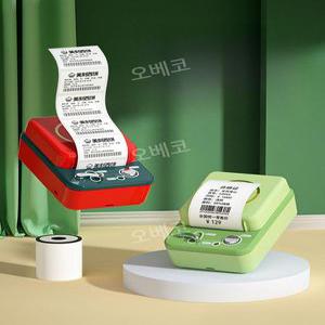 휴대용 스티커 라벨프린터 출력기 가격표 넘버링 미니 인쇄 기계 바코드 송장 핸드 모바일 블루투스