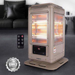 [신세계몰]가정용 사무실 리모컨 발터치 오방 오방향 전기 난로 히터 [모카] ZMH-R5WF5503M