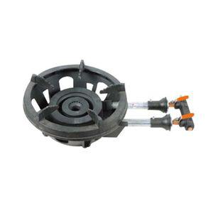 업소용 초고화력 신형 2열구버너 LPG 주물버너 세트