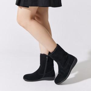 엠.무크 메그 소가죽털부츠 블랙 516323615AA