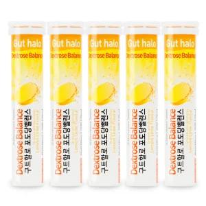 구트할로 발포 전해질 이온 음료 포도당 밸런스 5통