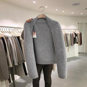 미니멀 숄 니트 망토 케이프 머플러 가디건 등원룩