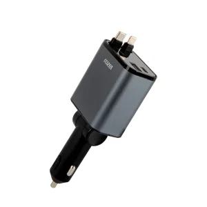 rozet 차량용초고속충전기 릴 C타입+8핀 시거잭 RX-6420