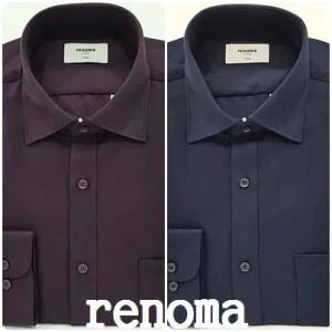 [레노마]일반핏/긴소매/헤링본 솔리드 기모 남방/옴므 도톰한 겨울 셔츠 RNWSG0900 -G_US