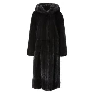 [나우니스](하남점)EID FJORD 다크그레이 밍크 코트 R005