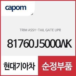 [현대모비스]테일 게이트 상부 트림 (81760J5000WK) 스팅어