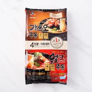 CJ 가쓰오 우동 + 얼큰 우동 기획(4인분) 930.6g