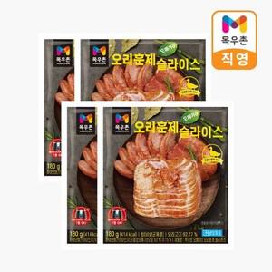 오메가3 오리훈제슬라이스 180gx4팩