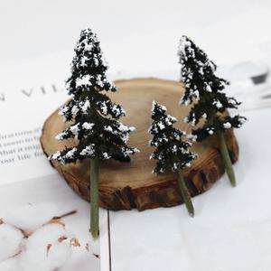 테라리움 만들기 재료 눈쌓인 트리 피규어 3종 택1 크리스마스 겨울나무 모형