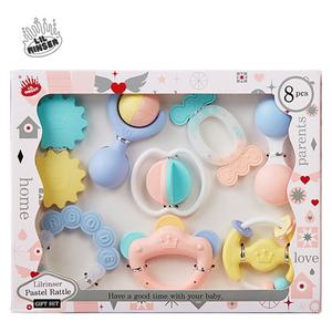 릴린져 파스텔 신생아 딸랑이 8종 12종 백일 돌 선물