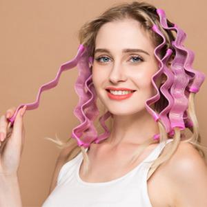 셀프 히피펌 물결펌 웨이브 헤어롤 42cm 12pcs 고데기없이 웨이브 파마 그루프 머리롤