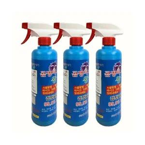 곰팡이제거왕 500ml 3개 곰팡이 강력 살균 청소 화장실 욕실 실리콘 베란다 이끼 벽지