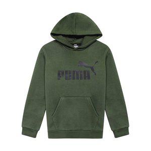 [푸마] 에센셜 빅로고 여성 플리스 기모 후드 머틀그린 586965-31