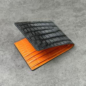 더퀴르 블랙라벨 명품 악어가죽 반지갑