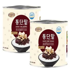 동서 리치스 통단팥 3kg 2개 팥빙수재료 빙수 통팥 눈꽃