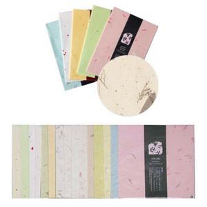 예한 OA예쁜한지 1봉 15매입 칼라 무늬 한지 297x210mm A4 사이즈