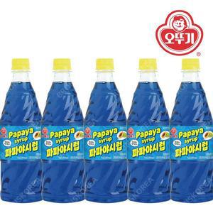 오뚜기 파파야향 슬러시 시럽 1kg 5개 슬러쉬 원액