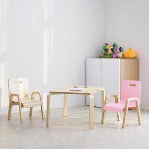 [일루일루]프로스 어린이 책상 의자 세트 높이조절의자2개+책상1개+2단계다리포함 3컬러