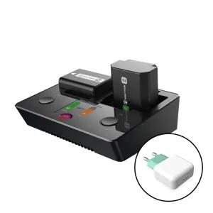 NP2 All-In-One 소니 카메라 배터리 2슬롯 멀티 충전기 FZ100 FW50 BX1 동시충전