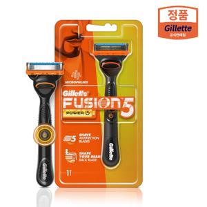 질레트 퓨전 파워 면도기 핸들 1입 + 면도날 1입