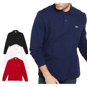 [라코스테]라코스테 남성  카라 긴팔티셔츠