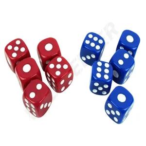 게임용 야바위 미니 작은 컬러주사위 5P 마술 놀이