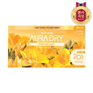 샤프란 아우라 드라이 퍼퓸맥스 윌유메리미 100매 1개