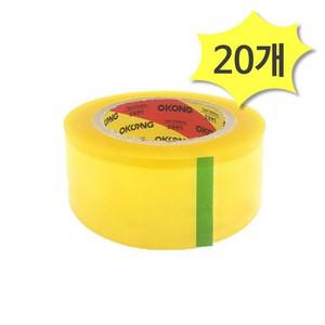 오공 opp 투명 테이프 95m x 20개 경포장용 박스테이프 포장 택배 다용도 단단한 강력한