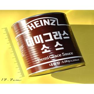 [박스]하인즈 데미그라스소스 3kg x 6캔  데미글라스