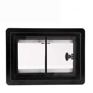 카라반 슬라이딩 창문 캠핑카 평면 도어 패널 글램핑