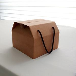 손잡이끈 선물상자 141 정사각 크라프트박스 답례품 찬기 접시 그릇 간식 떡 기프트 포장