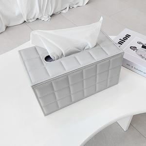 노바리빙 사각 휴지 화장지 각티슈 케이스 보관함 그레이