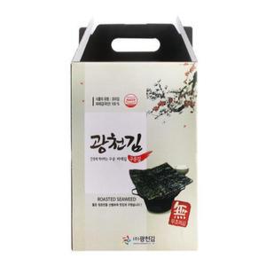 광천김 간장에 찍어먹는 구운 파래김 선물세트