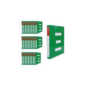 영오 스프링장식 청스프링화일 A4, 녹색, 30개 녹색 ×