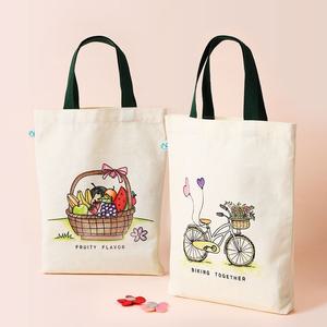 아트랄라 행복한 하루 에코백 캔버스 취미 미술 천 가방