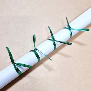 그린 빵끈 칼라타이 국내산 리본끈 녹색 선물포장