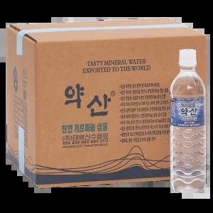 (1.8L 또는 500ml) 미세플라스틱없는 안전한 약산샘물 약산수 약산생수