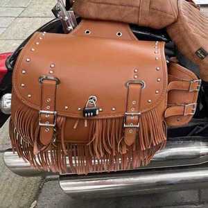 할리데이비슨 사이드 가방 새들 백 튜닝 용품 가죽