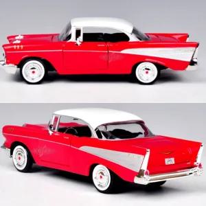 쉐보레 벨에어 레드 자동차미니어쳐 자동차미니어처 다이캐스트모형