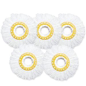 올뉴 페달청소기 전용 극세사걸레 백색 5장 통돌이회전걸레 회전밀대