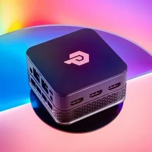 피스큐브 한뼘 컴퓨터 미니 PC 사무용 가정용 주식용 소형 피씨 초미니 데스크탑 올인원 본체