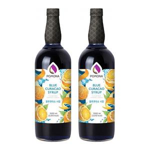 포모나 블루큐라소시럽 1000ml 2개세트