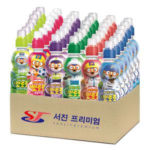 뽀로로 어린이 음료수 235ml 6종 (밀크맛+딸기맛+사과맛+블루베리맛+복숭아맛+샤인머스캣맛) 총42개